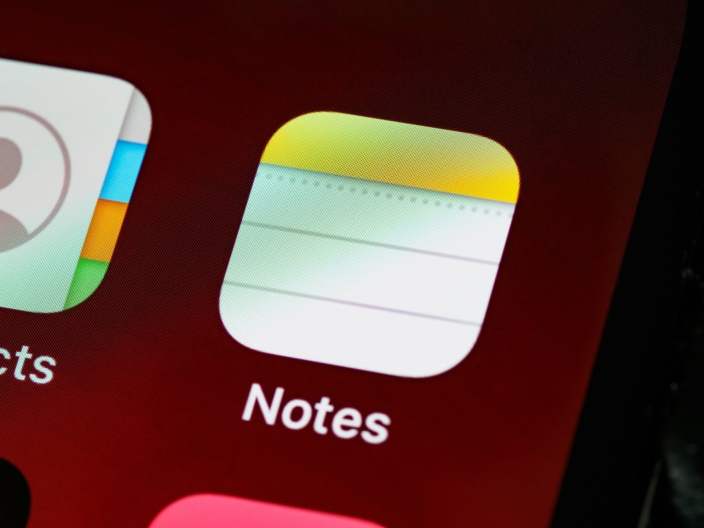 notes taking for productivity app